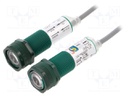 Sensor: photoelectric; Range: 0÷8m; NPN; DARK-ON,LIGHT-ON; 100mA