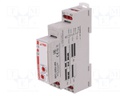 Timer; 1s÷10days; DPDT; 24VDC/8A,250VAC/8A; 12÷240VAC; 12÷240VDC