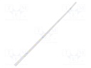 LED strip; 24V; white warm; W: 10mm; L: 480mm; CRImin: 80; 120°; D: 3mm
