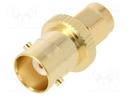 Adapter; BNC female,SMA male; Insulation: teflon (PTFE); 50Ω