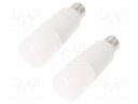 LED lamp; warm white; E27; 220/240VAC; 1055lm; 12W; 240°; -20÷40°C
