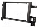 Radio mounting frame; Suzuki; 2 DIN; black