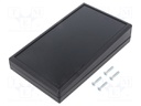 Enclosure: desktop; TENCLOS SLANT SLOPE; X: 85mm; Y: 145mm; ABS