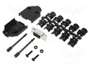 D-Sub HD; PIN: 15; female; unshielded; straight; soldering; UNC4-40