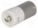 LED lamp; white; BA9S; 230VAC