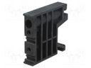 Holder; Application: ZUG; black; Width: 10mm; polyamide; TS35