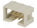 Socket; IDC; male; PIN: 6; straight; THT; 2.54mm; Layout: 2x3