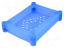 Hard discs housing: 3,5"; blue; Enclos.mat: silicone