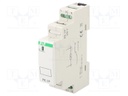 Relay: installation; SPDT; 230VAC; DIN; 16A; -25÷50°C; IP20