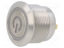 Switch: vandal resistant; Pos: 2; SPST-NO; 2A/36VDC; IP67; OFF-(ON)