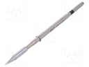 Tip; chisel; 0.2x0.2mm