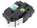 Label; Width: 21mm; Colour: green; Character colour: black; L: 45mm