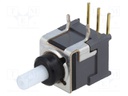 Switch: push-button; Pos: 2; SPDT; 0.4A/28VAC; Leads: for soldering