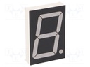 Display: LED; 7-segment; 45mm; 1.8"; No.char: 1; red; 45÷90mcd; anode