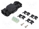 Gel cable joint; RELICON; polyamide; IP68; black; Y: 105mm; X: 44mm