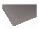 Bench mat; ESD; L: 900mm; W: 600mm; D: 2mm; grey