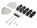 D-Sub HD; PIN: 26; male; shielded; straight; soldering; for cable