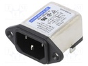 Connector: AC supply; socket; male; 6A; 250VAC; IEC 60320; -25÷85°C