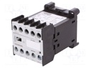 Contactor: 3-pole; NO x3; Auxiliary contacts: NO; 24VAC; 9A