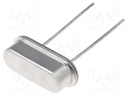 Resonator: quartz; 7.3728MHz; ±30ppm; 30pF; THT; HC49-S