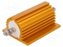 Resistor: wire-wound; with heatsink; screw; 1.5kΩ; 250W; ±1%