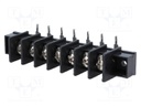PCB terminal block; angled 90°; 9.5mm; ways: 7; 4mm2; 22AWG÷12AWG