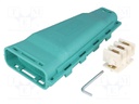 Gel cable joint; RELICON; polypropylene; IPX8; green; Y: 220mm