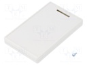 Enclosure: multipurpose; X: 54mm; Y: 85mm; Z: 10mm; ABS; light grey
