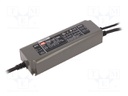 Power supply: switched-mode; for LED strips; 120W; 12VDC; 10A