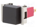 Switch: push-button; Pos: 2; SPDT; 1A/120VAC; 1A/28VDC; 60000cycles