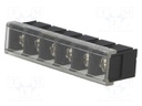 PCB terminal block; straight; 10mm; ways: 6; on PCBs; 4mm2; tinned