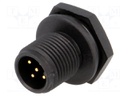 Socket; M12; PIN: 5; male; A code-DeviceNet / CANopen; soldering