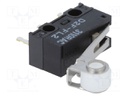 Microswitch SNAP ACTION; with lever with roller simulation