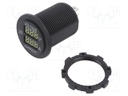 Voltmeter; Sup.volt: 5÷30VDC; I DC: 1÷15A; black