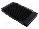 Heatsink: extruded; grilled; black; L: 120mm; W: 218mm; H: 37mm