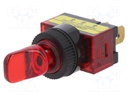 Switch: toggle; Pos: 2; SPST; OFF-ON; 20A/12VDC; Toggle: flat; 50mΩ
