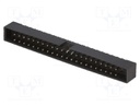 Socket; IDC; male; PIN: 44; straight; THT; gold flash; 2mm