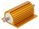 Resistor: wire-wound; with heatsink; screw; 3Ω; 250W; ±1%; 50ppm/°C