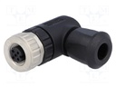 Plug; M12; PIN: 5; female; A code-DeviceNet / CANopen; for cable