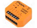 Wireless cutout power switch; FOX; IP20; 85÷265VAC; flush mount