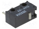 Microswitch SNAP ACTION; without lever; SPDT; 0.1A/30VDC; Pos: 2