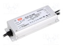 Power supply: switched-mode; LED; 76.8W; 48VDC; 1.6A; 180÷295VAC