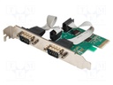 PC extension card: PCI-Express; chipset UART 16C950; 1.5Mbps