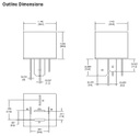 Relay: electromagnetic; SPDT; Ucoil: 12VDC; 60A; automotive; 760mW