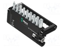 Screwdriver bits; Pcs: 10; Package: plastic case; 25mm; Torsion