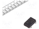 Transistor: P-MOSFET; unipolar; -20V; -3.9A; 1W; SOT23F