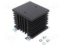 Heatsink: extruded; L: 103mm; W: 90mm; H: 80mm; aluminium; anodized