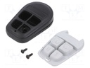 Enclosure: for remote controller; X: 36mm; Y: 58mm; Z: 13mm; ABS