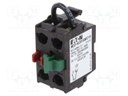 Contact block; 22mm; RMQ-Titan; -25÷70°C; for back plate