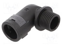 90° angled connector